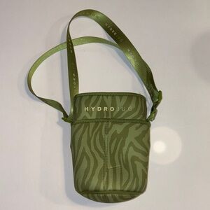 HydroJug Green Zebra Print Water Bottle Holder